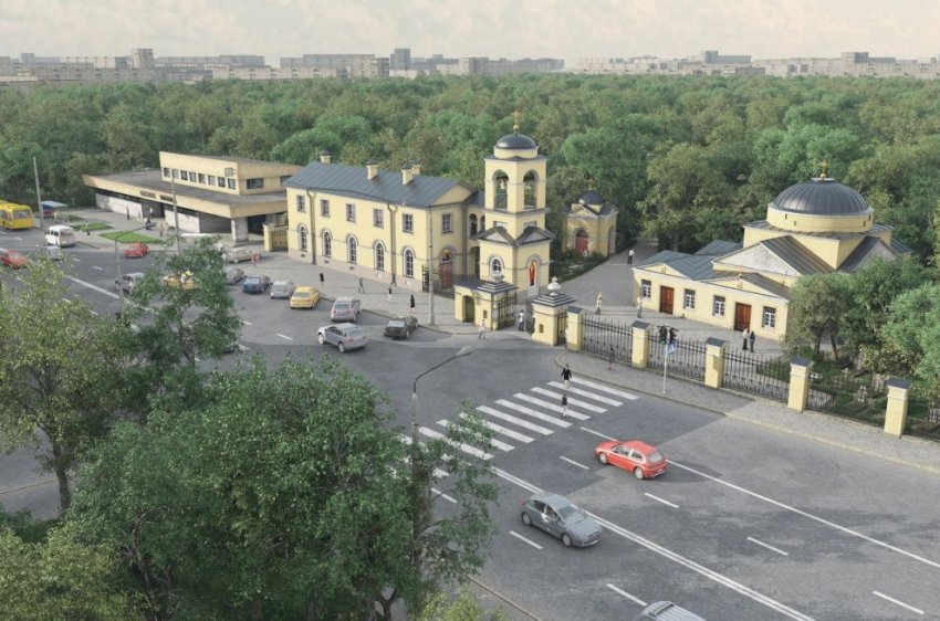 На Большеохтинском кладбище РПЦ построит двухэтажное здание - «Свежие новости строительства»