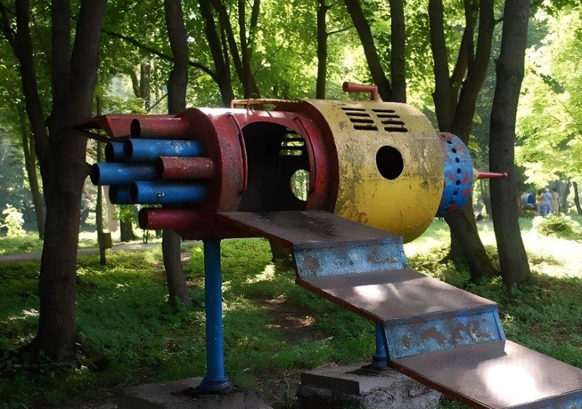 Полет на площадку