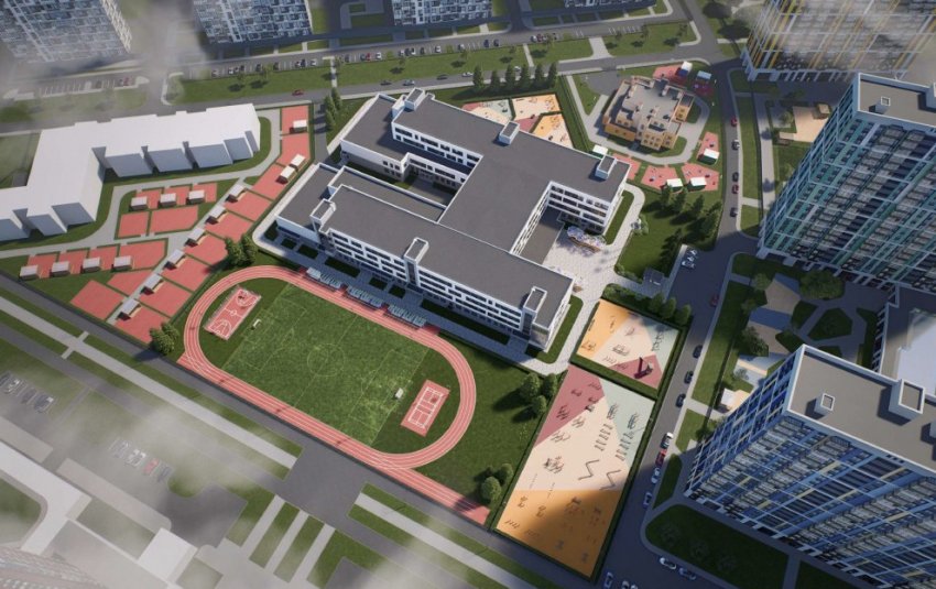 На пешеходной части улицы Адмирала Трибуца построят школу - «Свежие новости строительства»